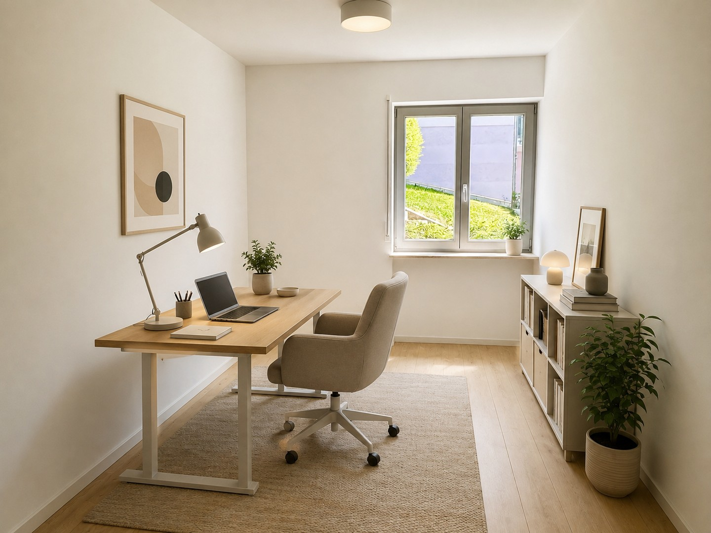 KI-Visualisierung Büro/Kinder