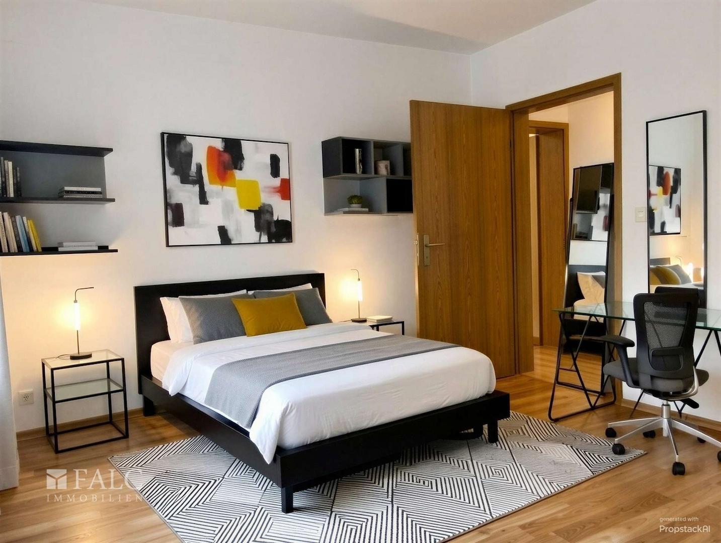 EG: Schlafzimmer3, KI bearbeitet