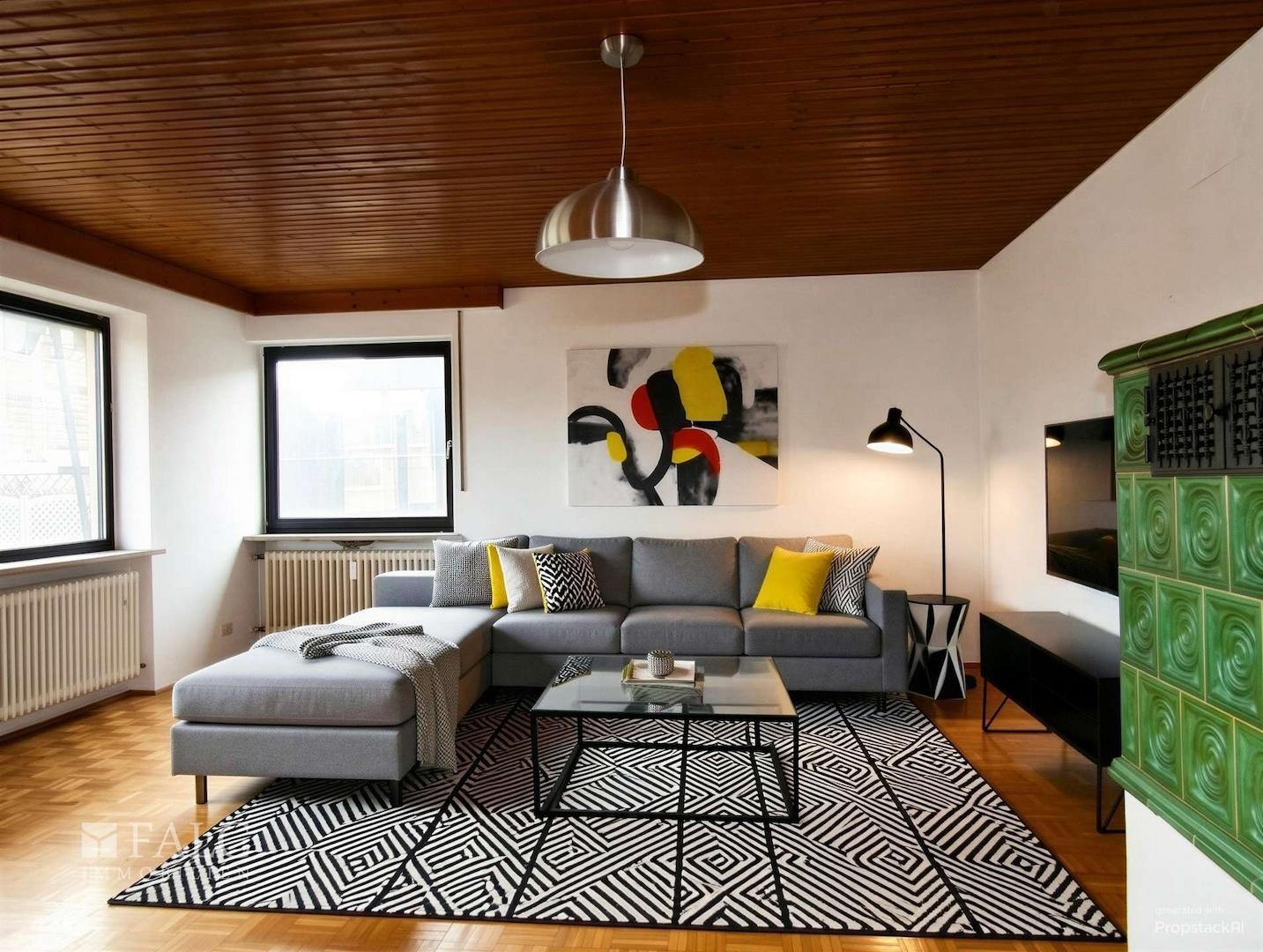 EG: Wohnzimmer, KI bearbeitet
