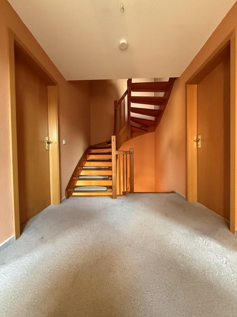 Treppe zum Spitzboden