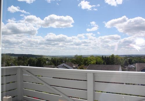 Blick vom Balkon