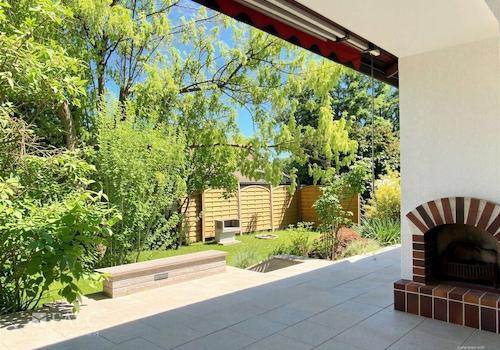 Wohnung 1: Terrasse, KI bearbeitet