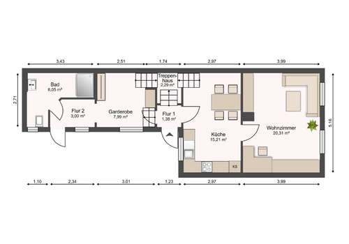 Grundriss VH EG