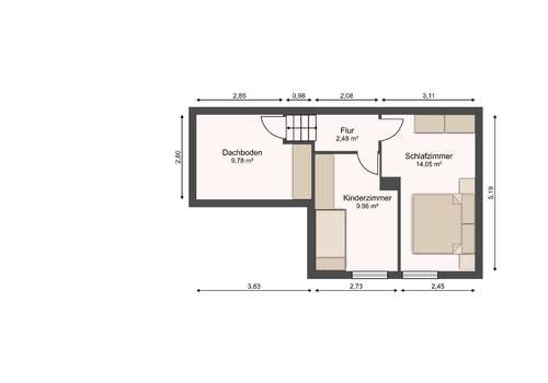 Grundriss VH DG