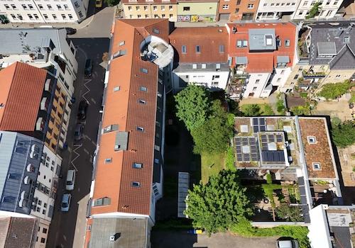 Vogelperspektive Hofansicht
