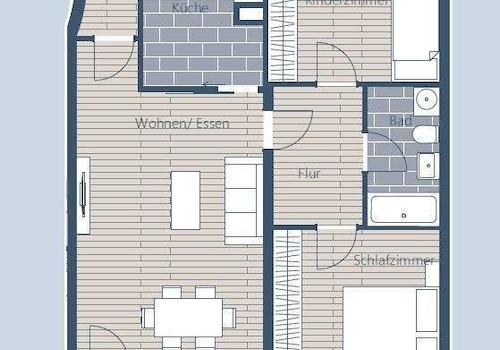 Grundriss WE 5
