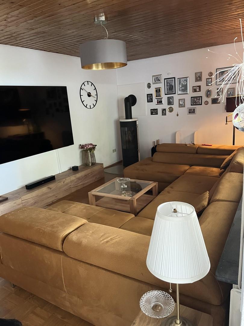 Wonzimmer mit Kaminofen
