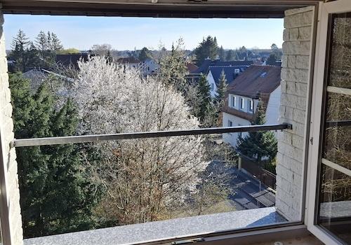 Blick aus dem Fenster