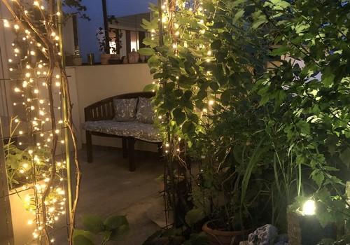 Terrasse abends