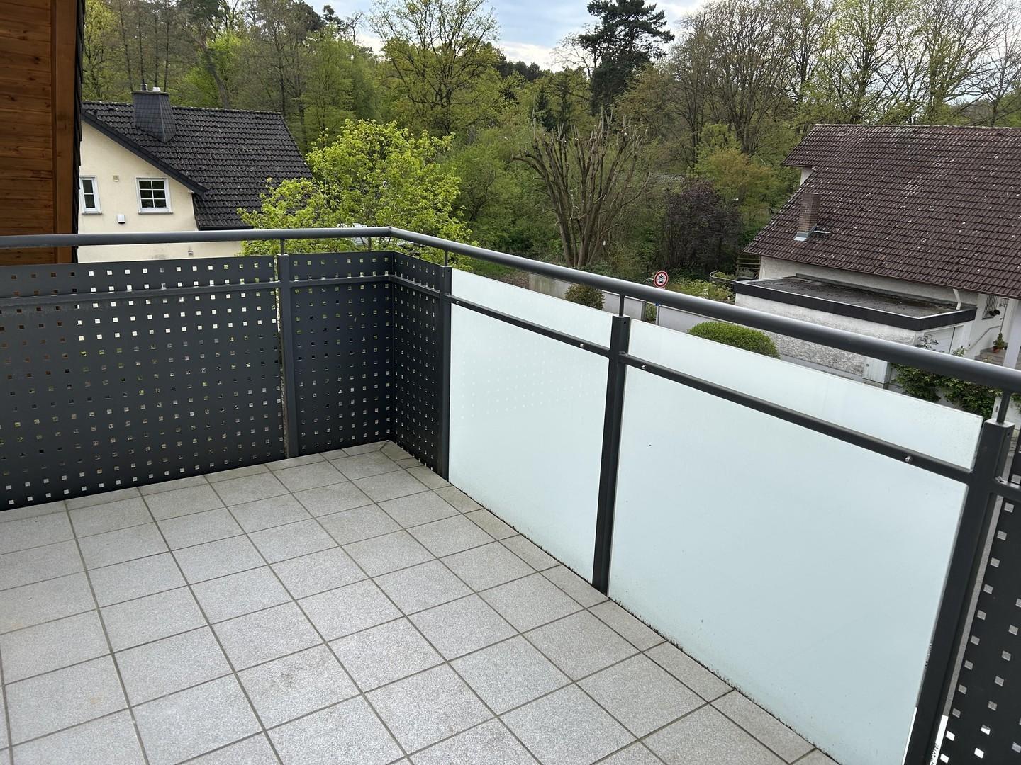 West-Balkon Wohnzimmer