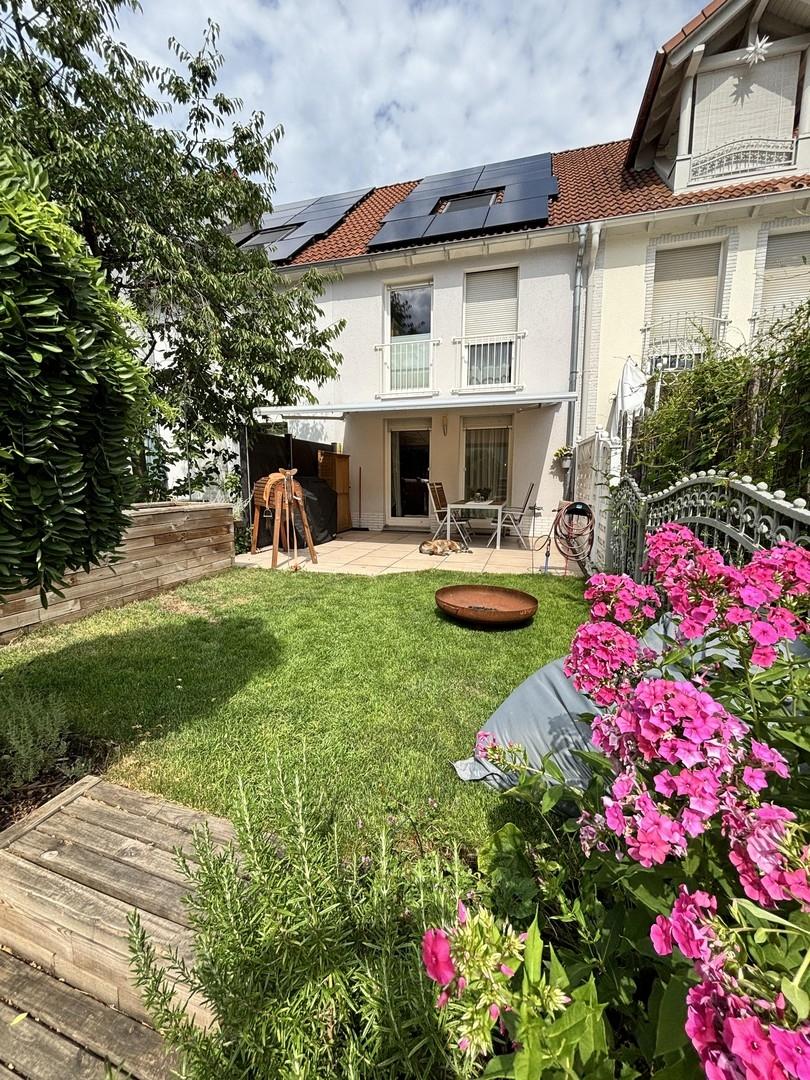 Garten, Terasse, Hochbeet