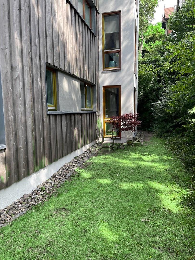 Garten Seitenweg