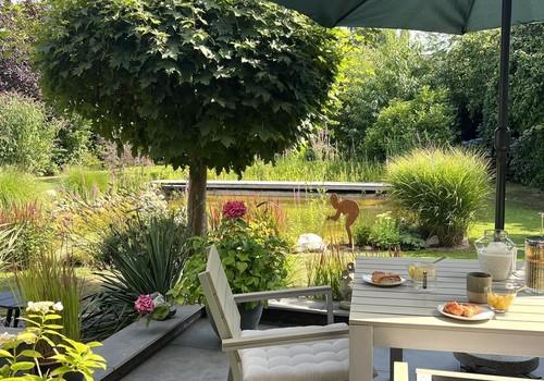 Terrasse vor dem Wohnzimmer