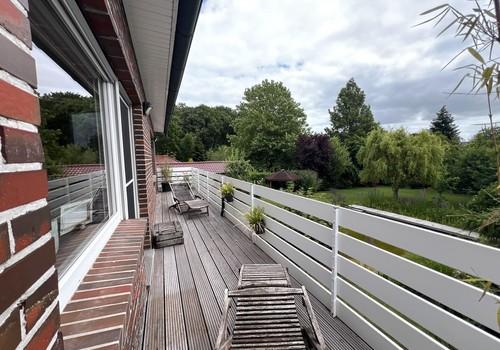Balkon, Blick nach Osten