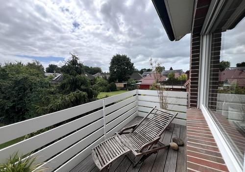 Balkon, Blick nach Westen