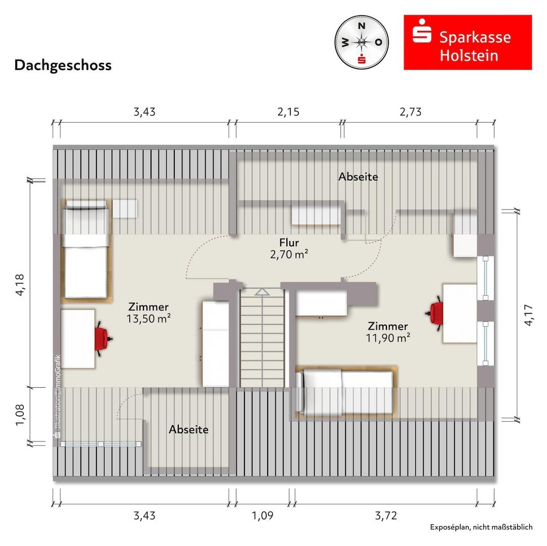 Grundriss Dachgeschoss