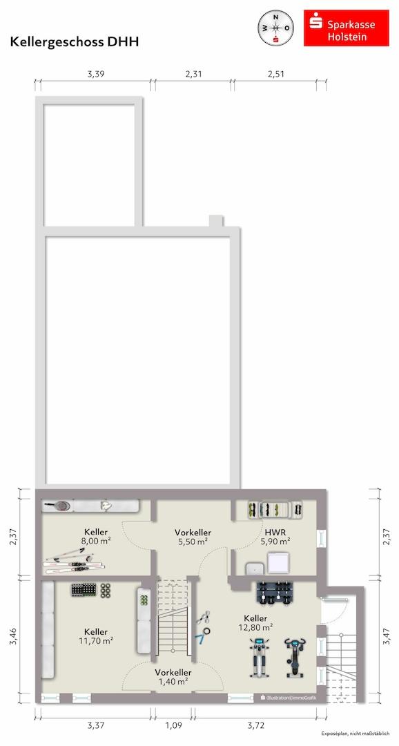 Grundriss Kellergeschoss