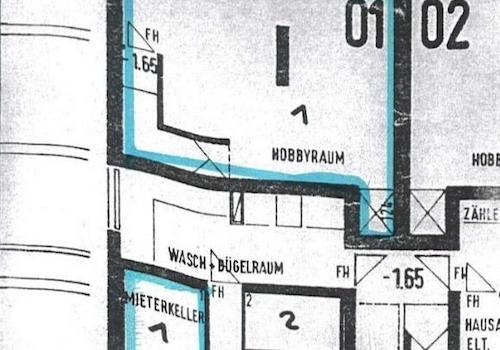 Grundriss Souterrain