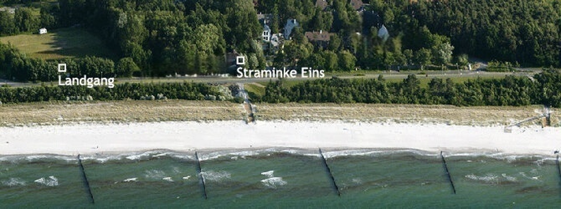 Direkt hinterm Deich