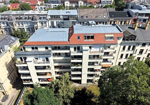 Rückansicht von oben