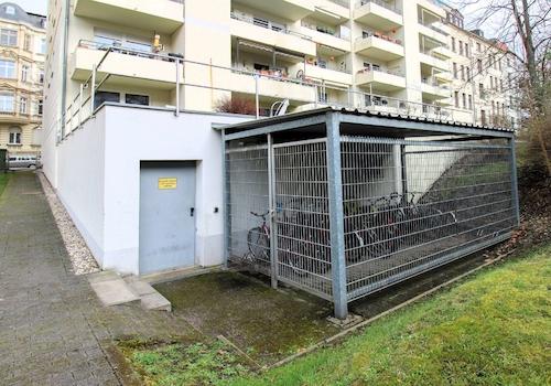 Eingang TG - Fahrradbox