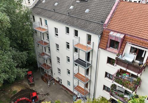 Hinteransicht Haus 