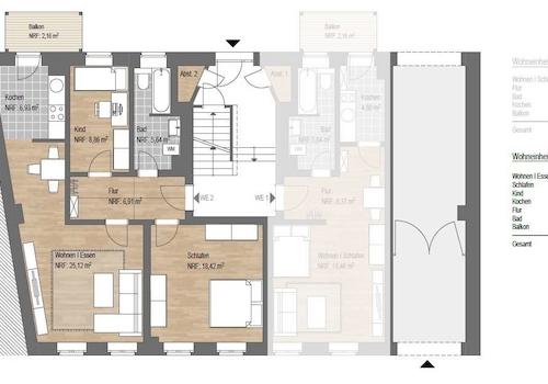 Grundriss WE 2