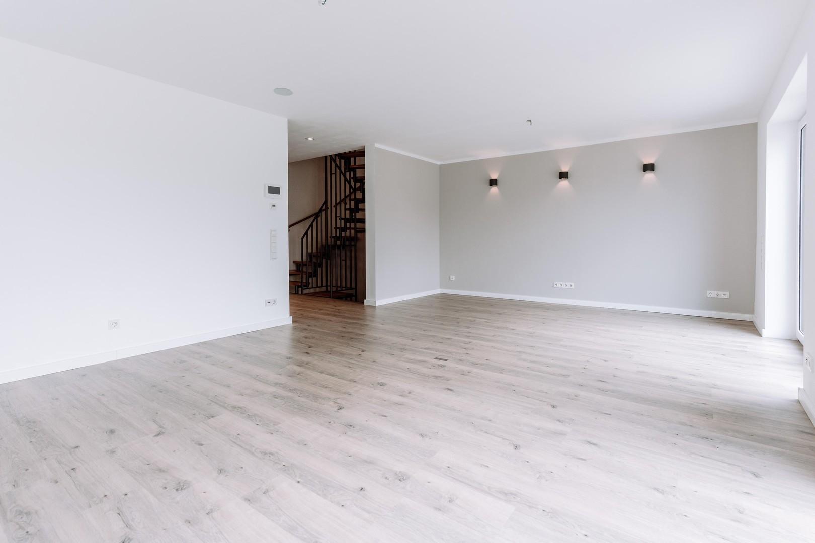 Wohnzimmer Flurblick