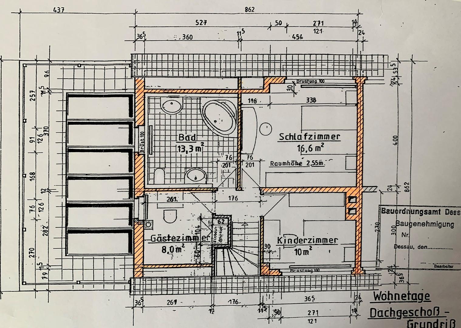 Grundriss Dachgeschoss