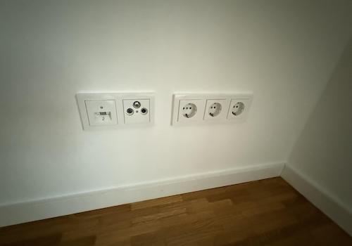 Steckdosen+Anschlüsse überall