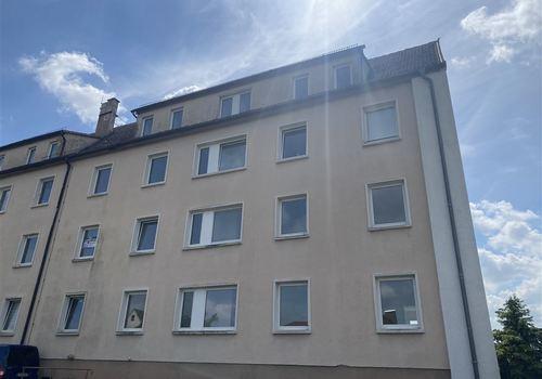 Blick zur Wohnung