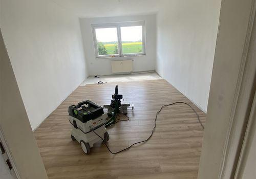 Blick ins Wohnzimmer vom SZ