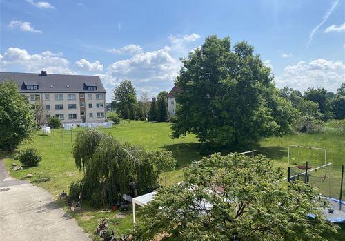 grüner Hof-ideal für Kinder