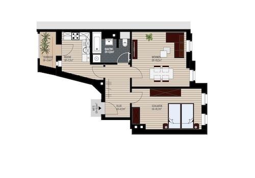Grundriss WE13