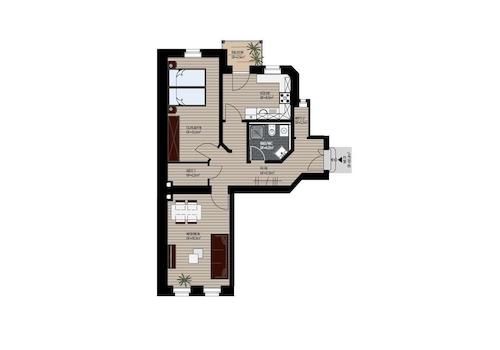 Grundriss WE01