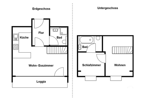 Grundriss EG/UG