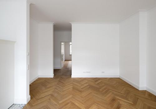 Wohnzimmer/Blick Schlafzimmer