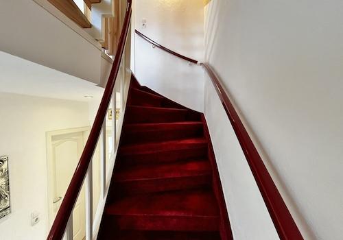 Treppe ins Dachgeschoss