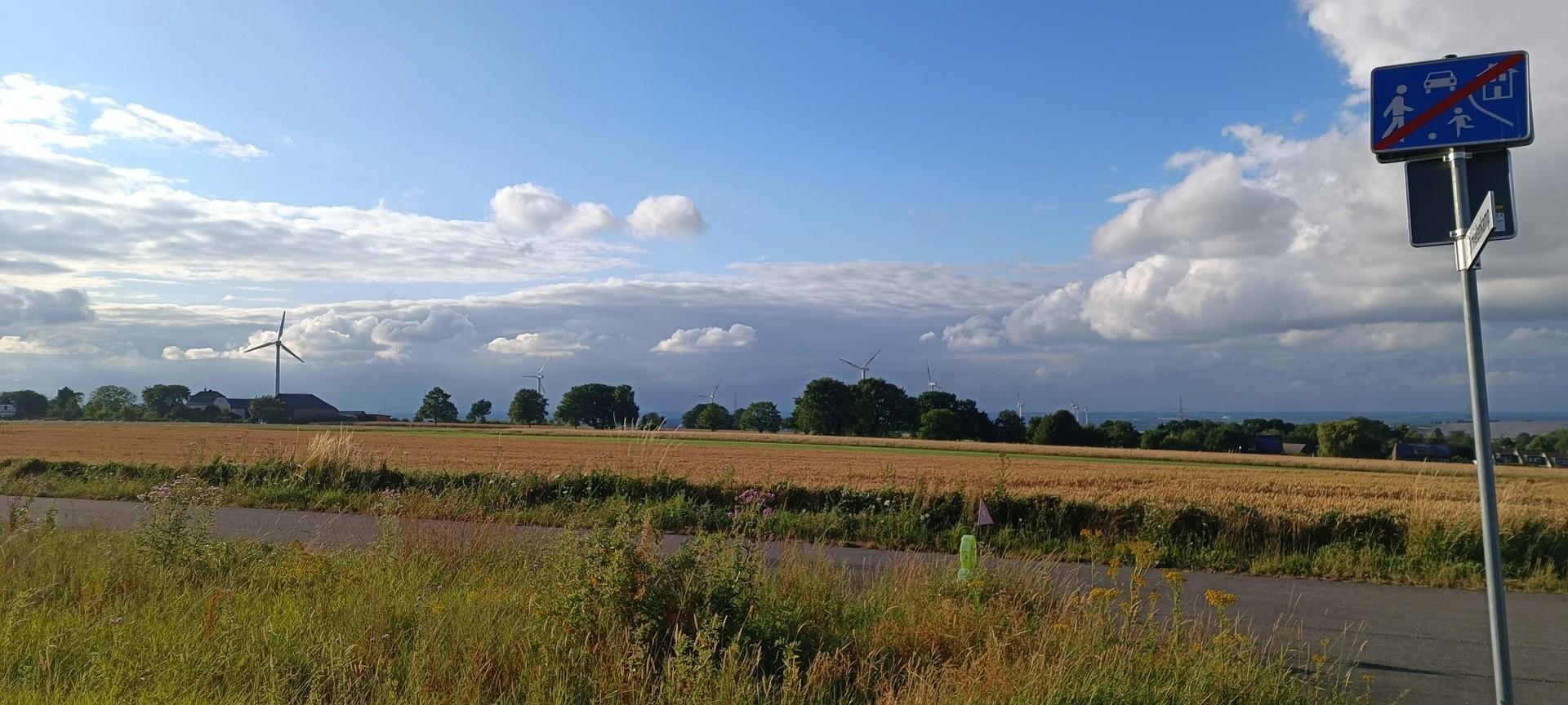 Freier Blick nach Norden