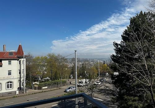Aussicht vom Balkon
