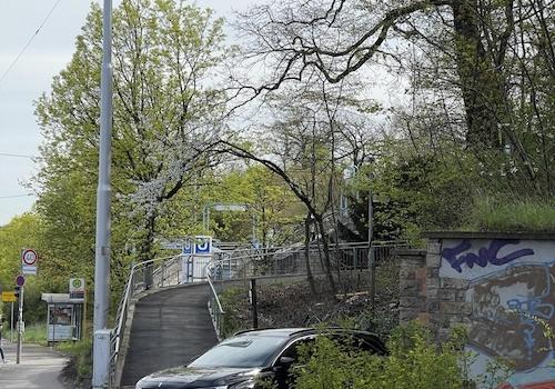 U-Bahn Haltestelle Weinsteige