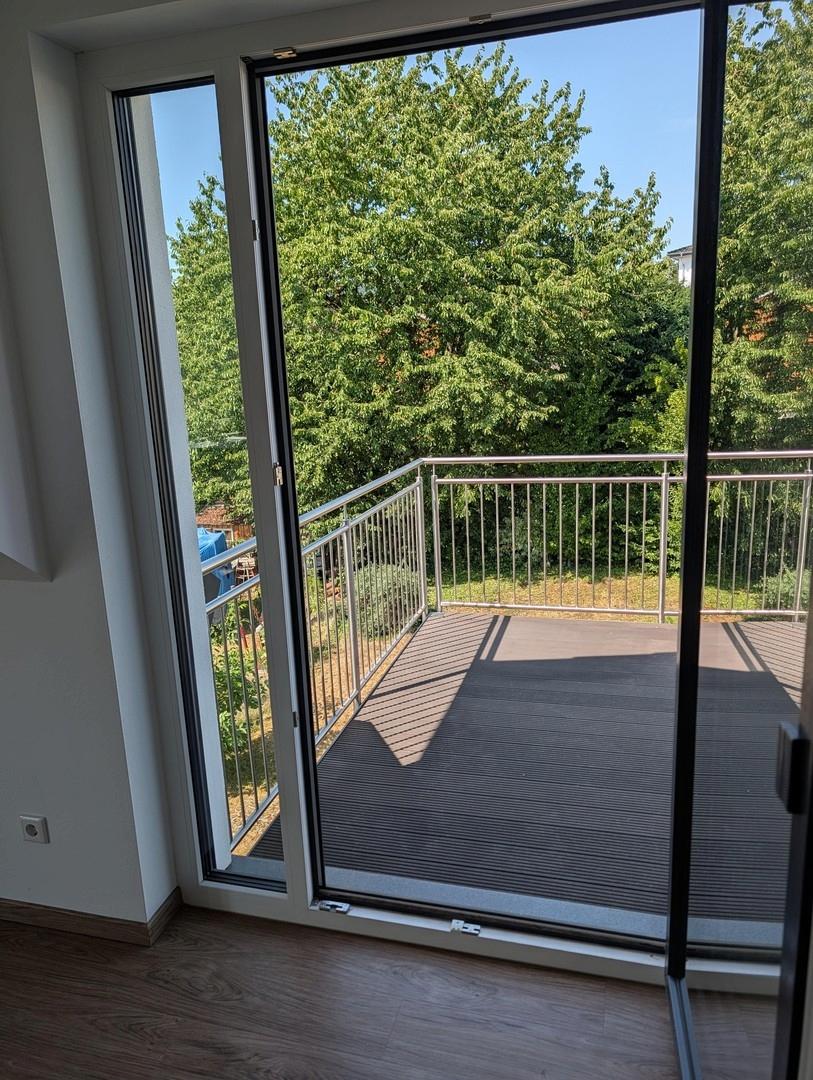 Tür zum Balkon