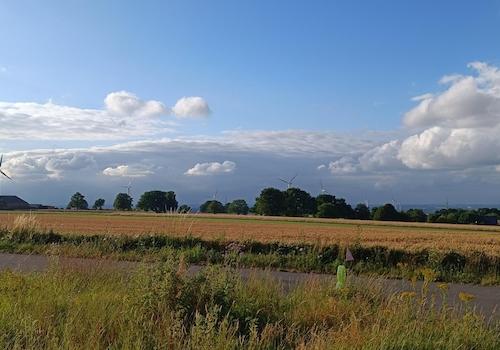 Freier Blick nach Norden