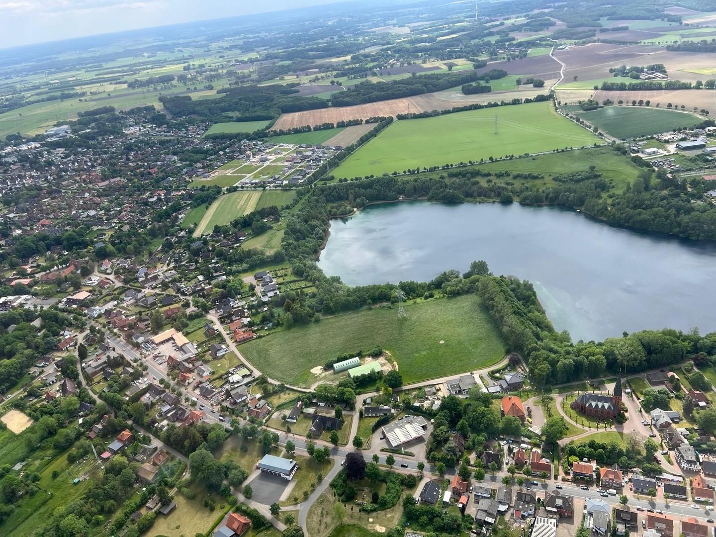Luftbild Kreidesee