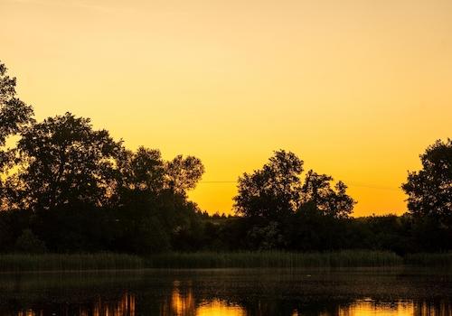 Sonnenuntergang am See