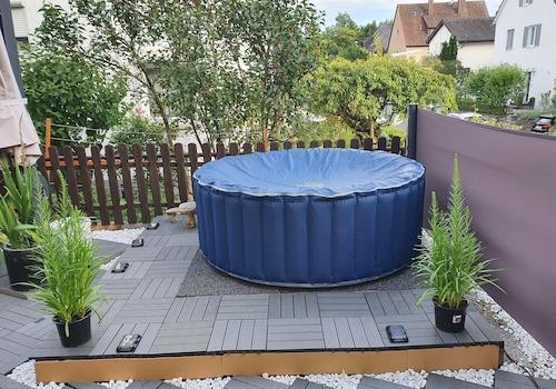 Terrasse im Sommer