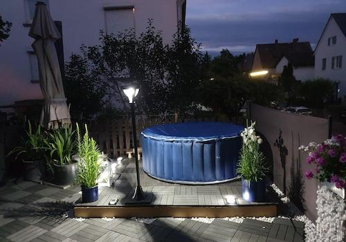 Terrasse bei Nacht