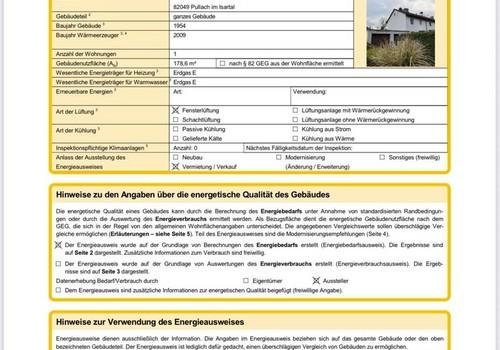Energieausweis 1