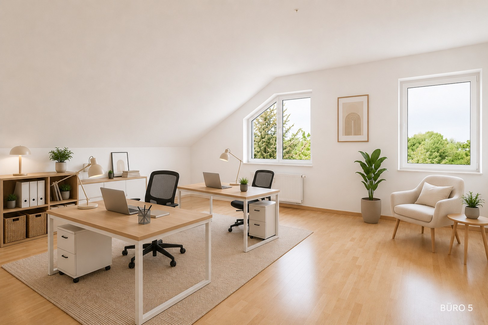 Büro 5 - Idee