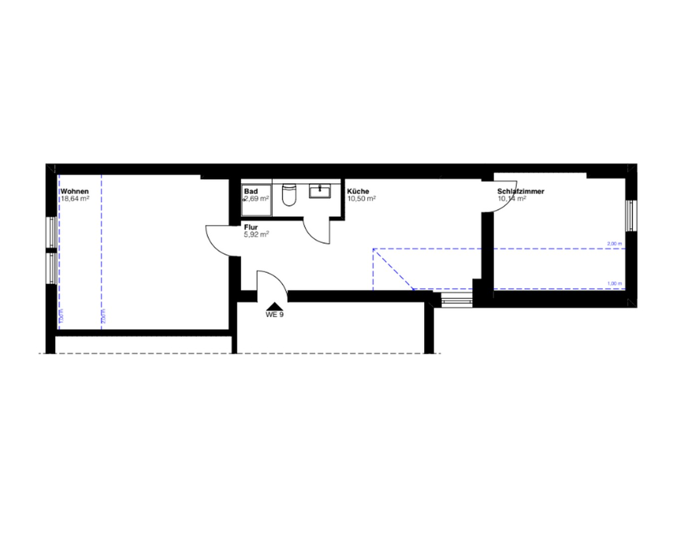 Funktionaler Grundriss